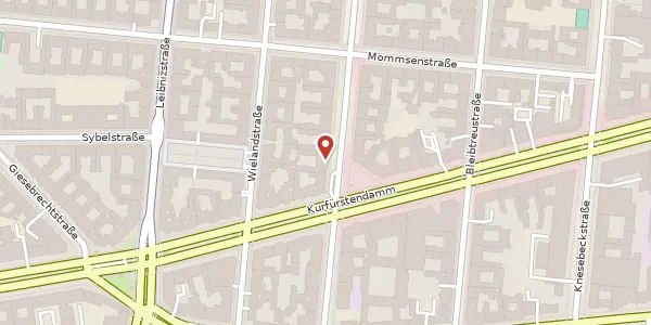 Karte der Umgebung von Schlüterstraße 39, 10629 Berlin