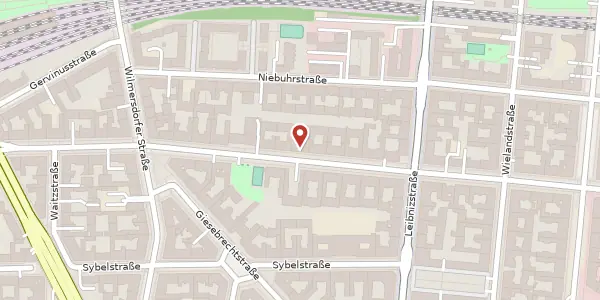 Karte der Umgebung von Mommsenstraße 21, 10629 Berlin