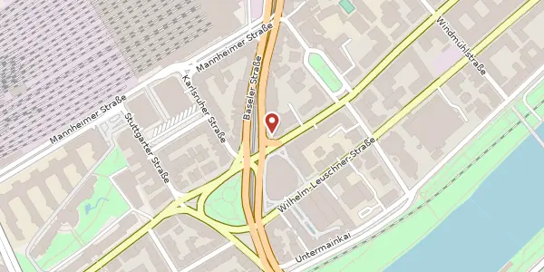 Karte der Umgebung von Baseler Str. 46, 60329 Frankfurt