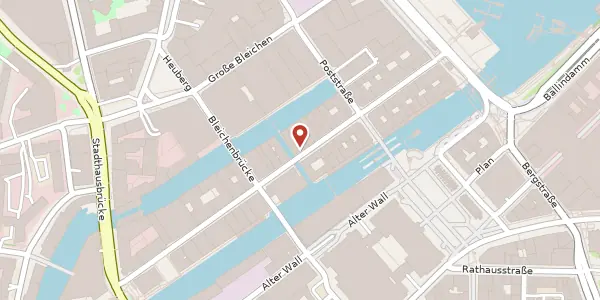 Karte der Umgebung von Neuer Wall 42, 20354 Hamburg