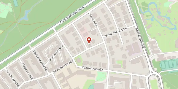 Karte der Umgebung von Erwinstraße 5, 30175 Hannover