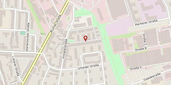 Karte der Umgebung von Impekovener Str. 18, 50968 Köln