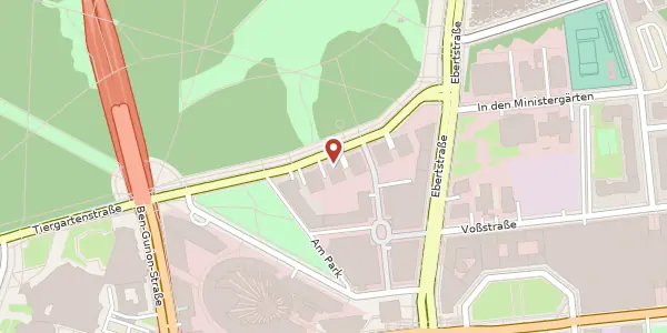 Karte der Umgebung von Lennéstraße 9, 10785 Berlin
