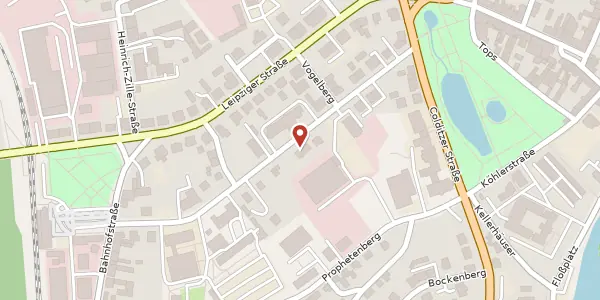 Karte der Umgebung von Karl-Marx-Straße 12, 04668 Grimma