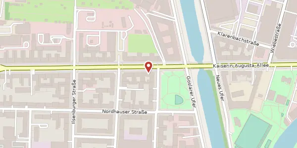 Karte der Umgebung von Kaiserin-Augusta-Allee 95, 10589 Berlin