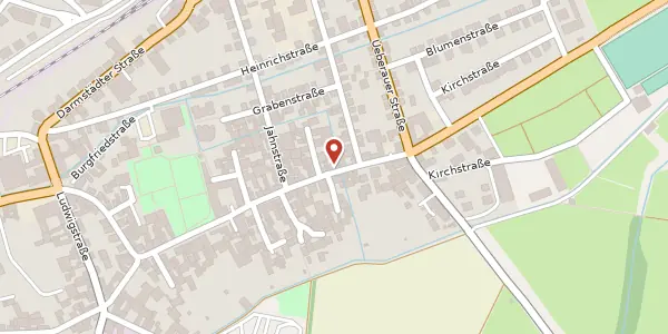 Karte der Umgebung von Kirchstr. 42, 64354 Reinheim