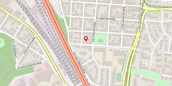 Karte der Umgebung von Hohensteinstraße 34, 70435 Stuttgart