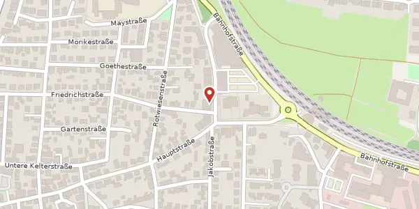 Karte der Umgebung von Bissinger Straße 3, 71732 Tamm