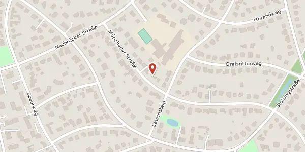 Karte der Umgebung von Münchener Straße 48, 13465 Berlin