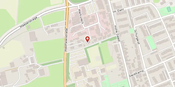Karte der Umgebung von Westfalenstr. 95, 48165 Münster