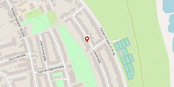 Karte der Umgebung von Leostr. 81, 40547 Düsseldorf