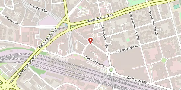 Karte der Umgebung von Seelbergstraße 16, 70372 Stuttgart