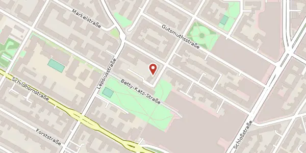 Karte der Umgebung von Hackerstraße 13, 12163 Berlin