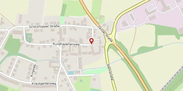 Karte der Umgebung von Rundkapellenweg 34, 04249 Leipzig