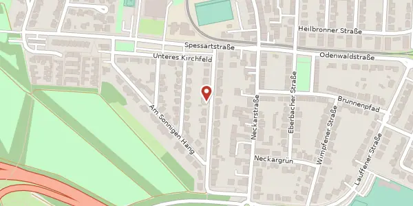 Karte der Umgebung von Hermann-Löns-Str. 18, 68259 Mannheim