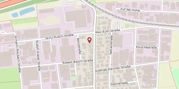 Karte der Umgebung von Waiblinger Straße 89, 71394 Kernen-Rommelshausen