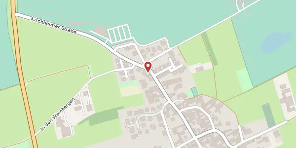 Karte der Umgebung von Kirchheimer Straße 31, 67273 Dackenheim