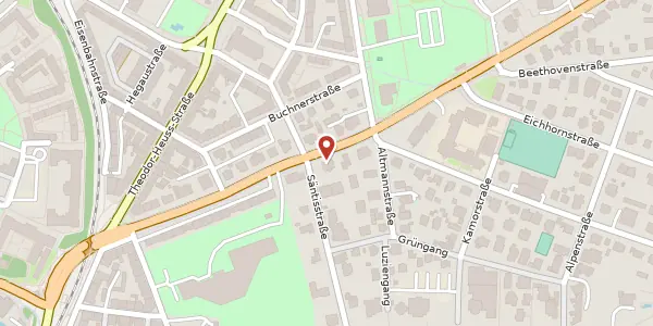 Karte der Umgebung von Mainaustraße 32, 78464 Konstanz