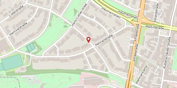 Karte der Umgebung von Schönleinstr. 35, 45131 Essen