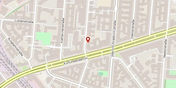 Karte der Umgebung von Karlsruher Straße 1, 10711 Berlin