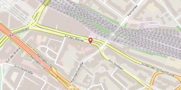 Karte der Umgebung von An der Weide 38, 28195 Bremen