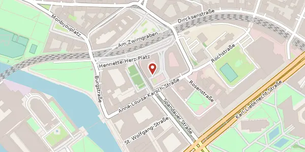 Karte der Umgebung von Litfaß-Platz 2, 10178 Berlin