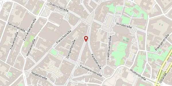 Karte der Umgebung von Brotstraße 1, 54290 Trier