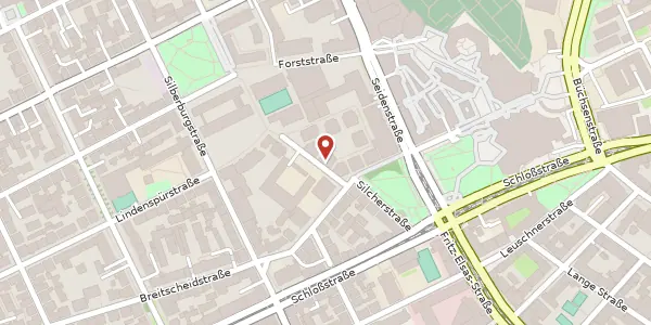 Karte der Umgebung von Falkertstraße 4, 70176 Stuttgart