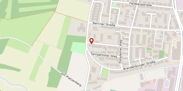 Karte der Umgebung von Spandauer Weg 3, 61348 Bad Homburg
