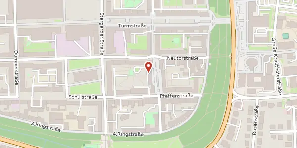 Karte der Umgebung von Behmenstraße 4, 17033 Neubrandenburg