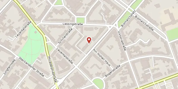 Karte der Umgebung von Cracauer Str. 48, 47799 Krefeld
