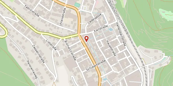 Karte der Umgebung von Gartenstraße 1, 73312 Geislingen