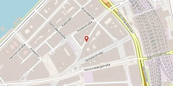 Karte der Umgebung von Lilienstraße 11, 20095 Hamburg