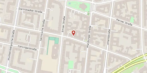 Karte der Umgebung von Düsseldorfer Straße 14, 10719 Berlin