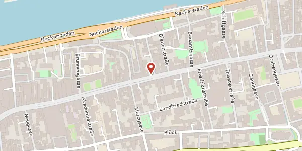 Karte der Umgebung von Hauptstraße 73, 69117 Heidelberg