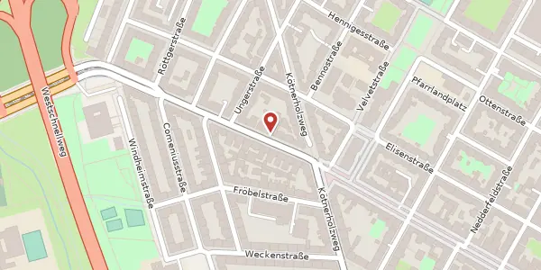 Karte der Umgebung von Limmerstraße 78, 30451 Hannover