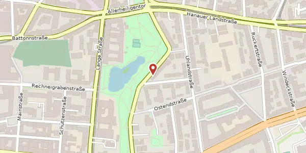 Karte der Umgebung von Schwanenstr. 1, 60314 Frankfurt