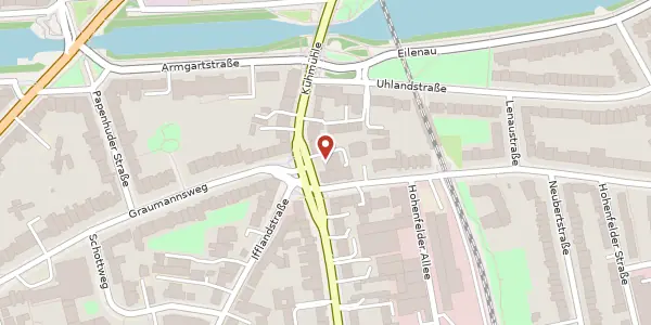 Karte der Umgebung von Kuhmühle 4, 22087 Hamburg