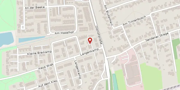Karte der Umgebung von Langenkamp 22, 48163 Münster