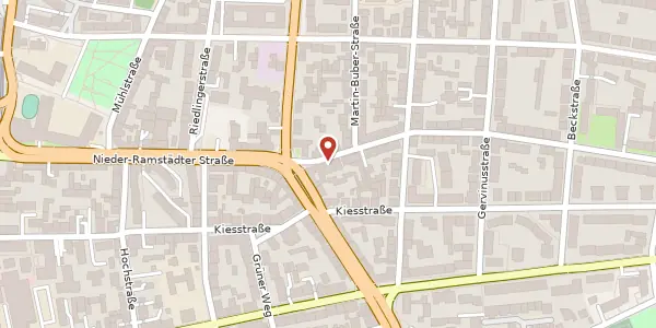 Karte der Umgebung von Roßdörfer Str. 7, 64287 Darmstadt