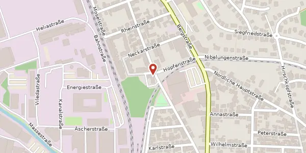 Karte der Umgebung von Alte Landstraße 23, 69469 Weinheim