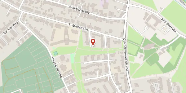 Karte der Umgebung von Fußfallstraße 39, 51109 Köln