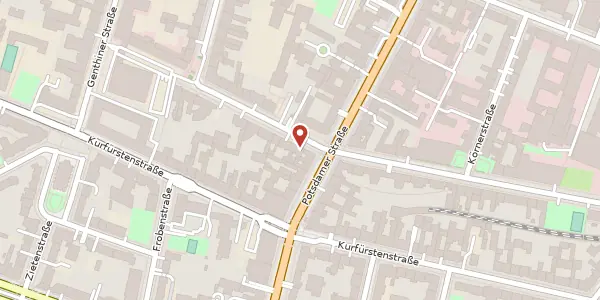 Karte der Umgebung von Pohlstraße 67, 10785 Berlin
