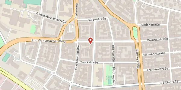 Karte der Umgebung von Scharnhorststr. 40, 65195 Wiesbaden