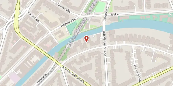 Karte der Umgebung von Isestraße 91, 20149 Hamburg