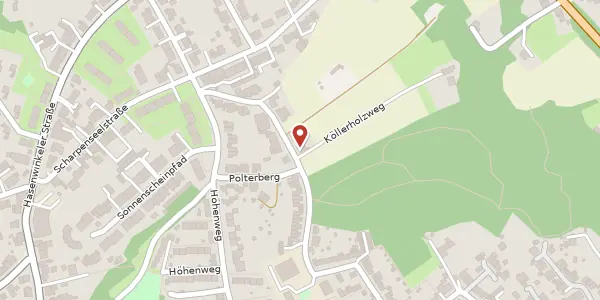 Karte der Umgebung von Köllerholzweg 102, 44879 Bochum