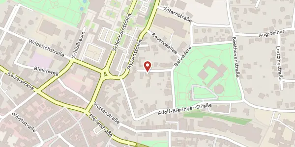 Karte der Umgebung von Reserveweg 4, 76646 Bruchsal