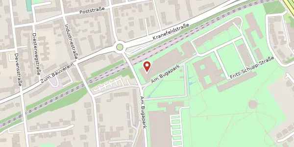 Karte der Umgebung von Am Bugapark 1 A, 45899 Gelsenkirchen