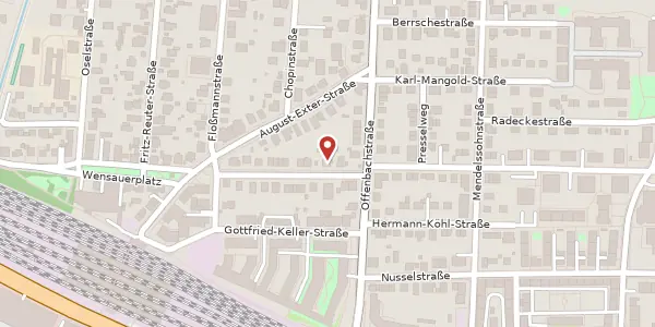 Karte der Umgebung von Peter-Vischer-Str. 6, 81245 München