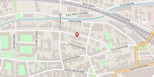 Karte der Umgebung von Goethestraße 36, 99817 Eisenach